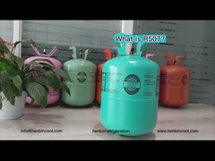 11.3 কেজি 99.99% বিশুদ্ধতা R507A রেফ্রিজারেন্ট ইন্ডাস্ট্রিয়াল গ্রেড ডিসপোজেবল সিলিন্ডার